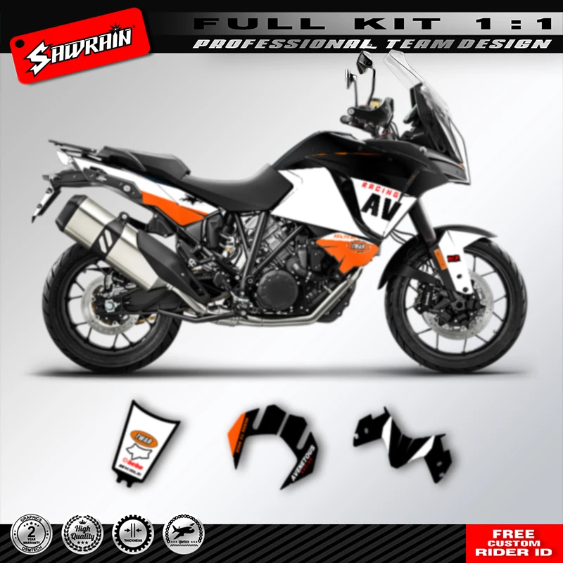

Sawrain For KTM ADV 1290 R S 2017 2018 2019 2020 Motorcycle Background Graphics Decal Sticker Kits