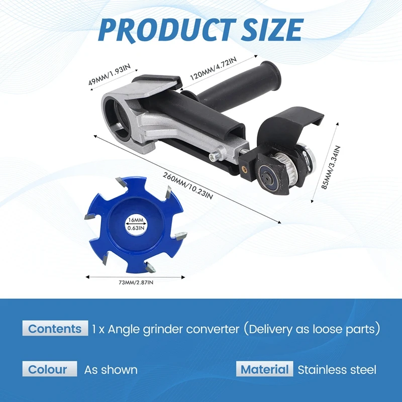 

Grinding Conversion Header Angle Grinder Conversion Engraving Machine M10 Slotted Sculpture Angle Grinder Converter