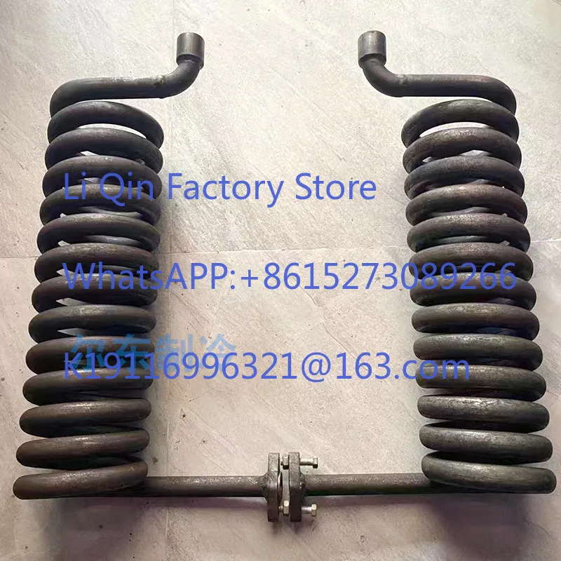 Ammonia refrigeration piston oil cooler compressor oil cooling spring tube 125/170