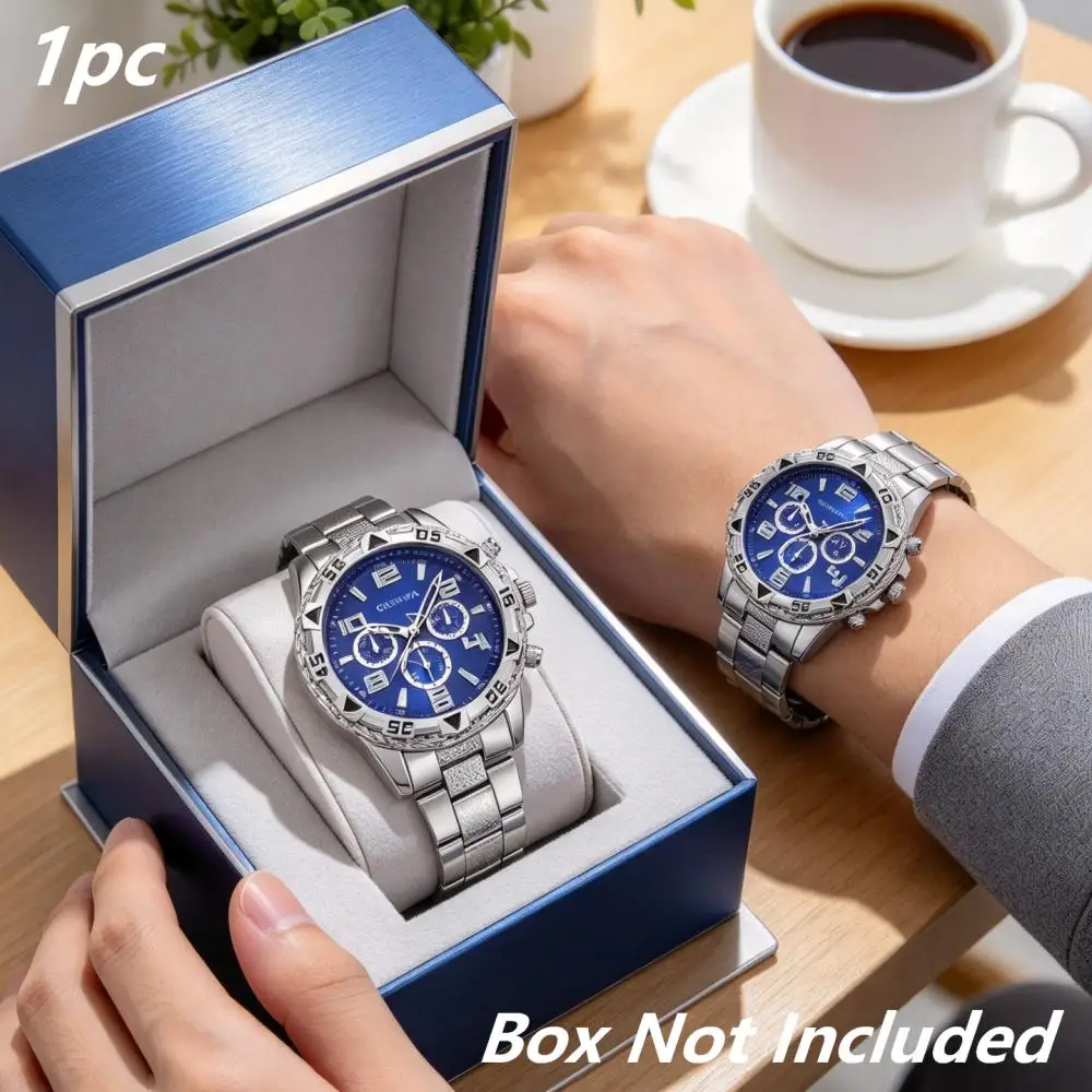 2pc Casual Handsome Colorful Men's Quartz Watch Set Suitable for Various Occasions Without Gift Box