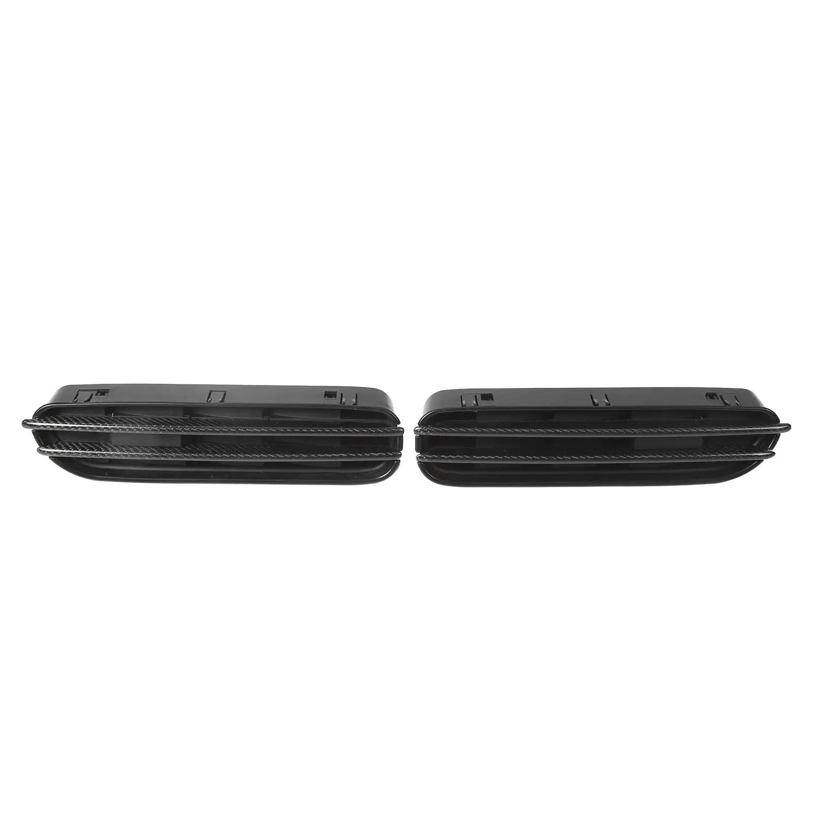 

2PCS Side Air Vents Grille Carbon for m Style Gloss Black Replacement for BMW E60 m 5