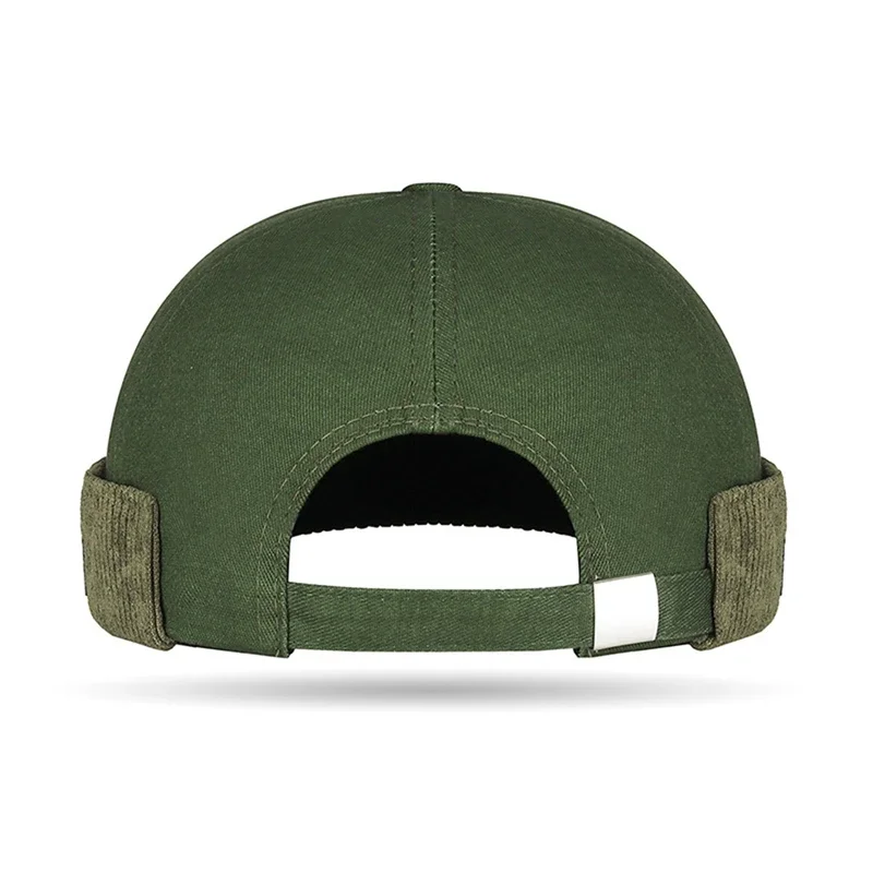 قبة البطيخ قبعة الرجال النساء موضة خمر Brimless قبعة الهيب هوب المالك قبعة للجنسين Skullies قبعة متعدد الألوان دوكر قبعة