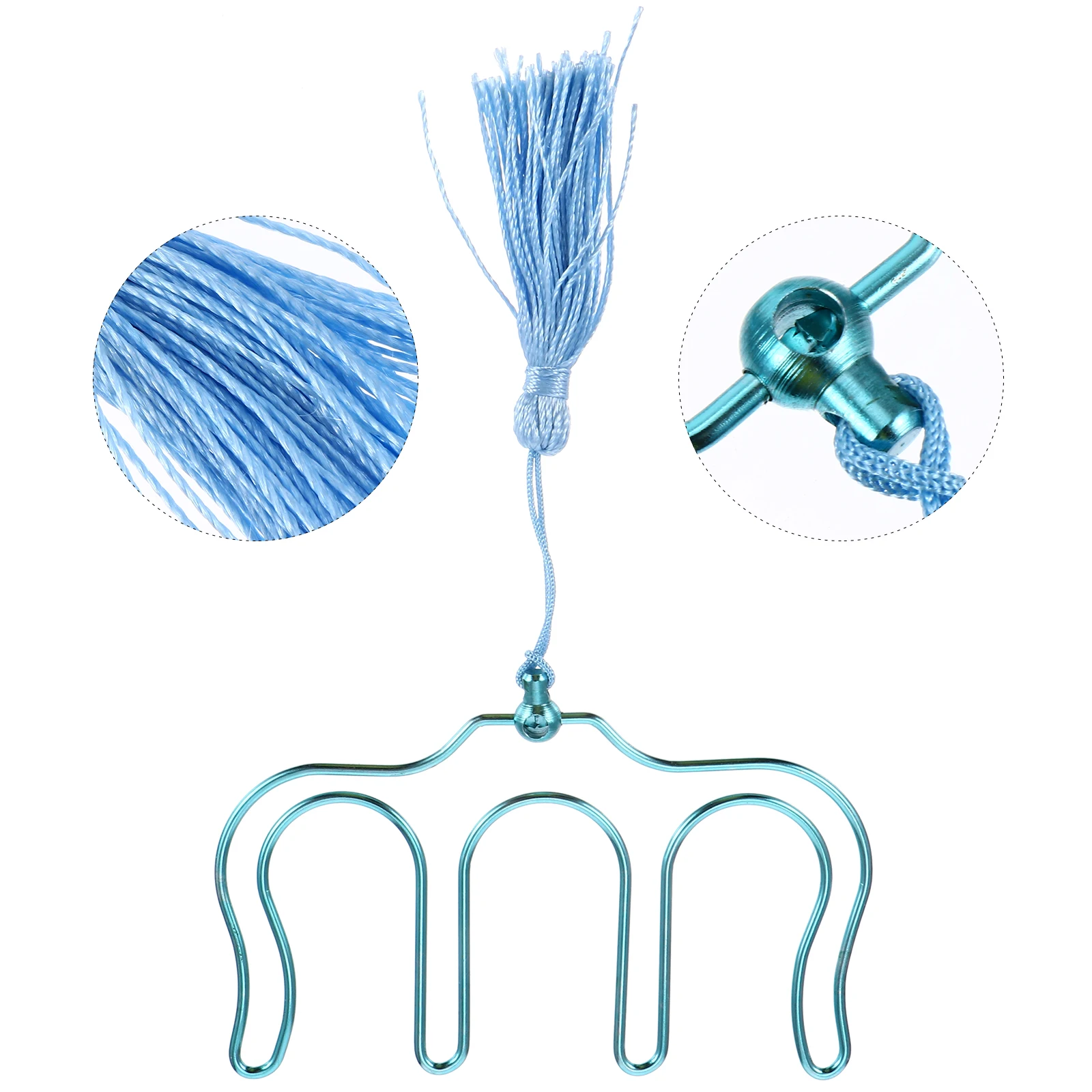 

FUNOMOCYA Music Book Holder Metal Page Clip with Tassel Portable Stand for Piano Guitar Violin Sheet Music