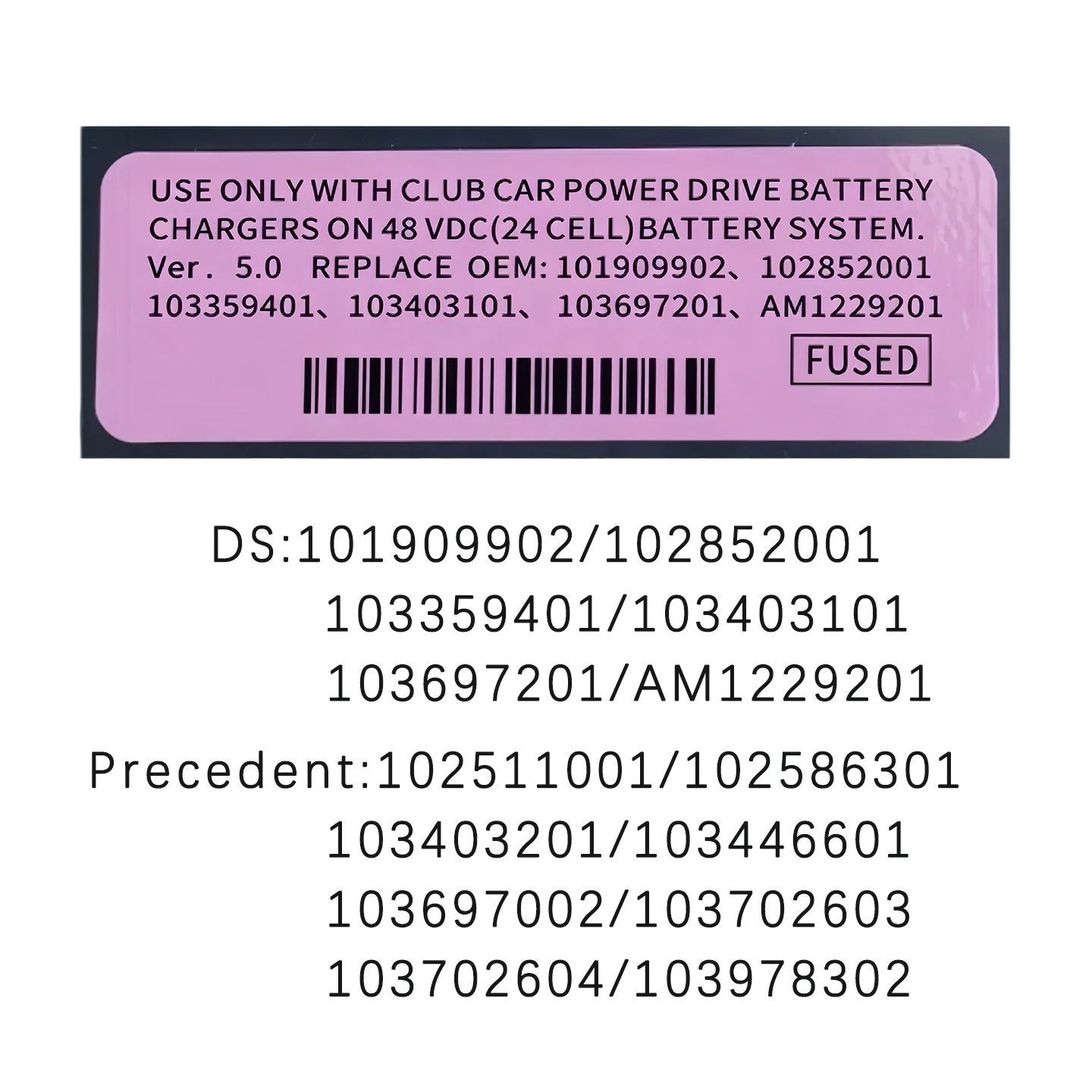 On Board Computer (OBC) Charging Control Board Pre DS 2004-15 48V Electric New & Old L6 L8 103403201 103697001 103697002