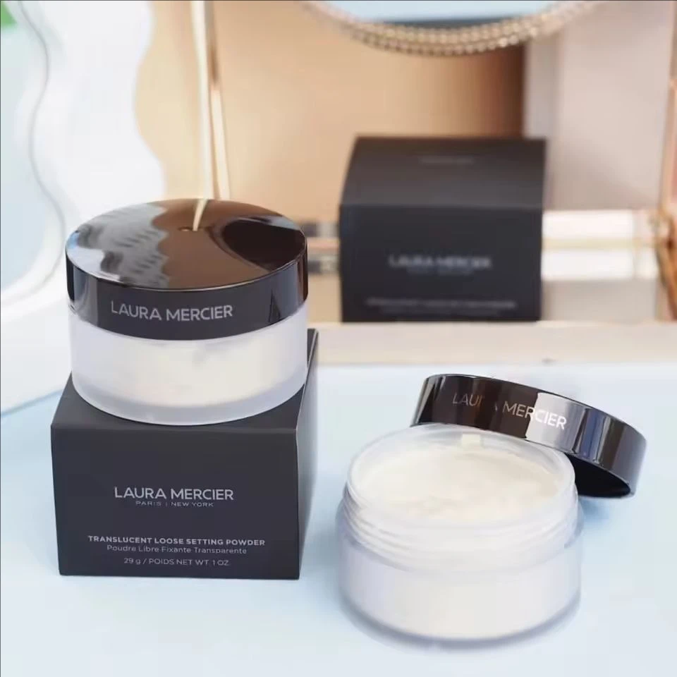 NIEUWE versie Hydraterende Flawless Setting Powder Natuurlijke naakte afwerking Oil Control Sterke concealer voor alle huidtypes Poederachtige make-up