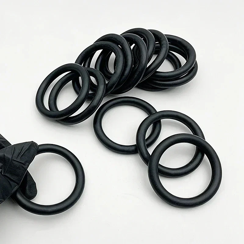 20 Pieces of Black Nitrile Rubber NBR O-Ring Kit CS 2mm Outer Diameter 5-50mm Oil Resistant and Wear-Resistant Sealing Kit