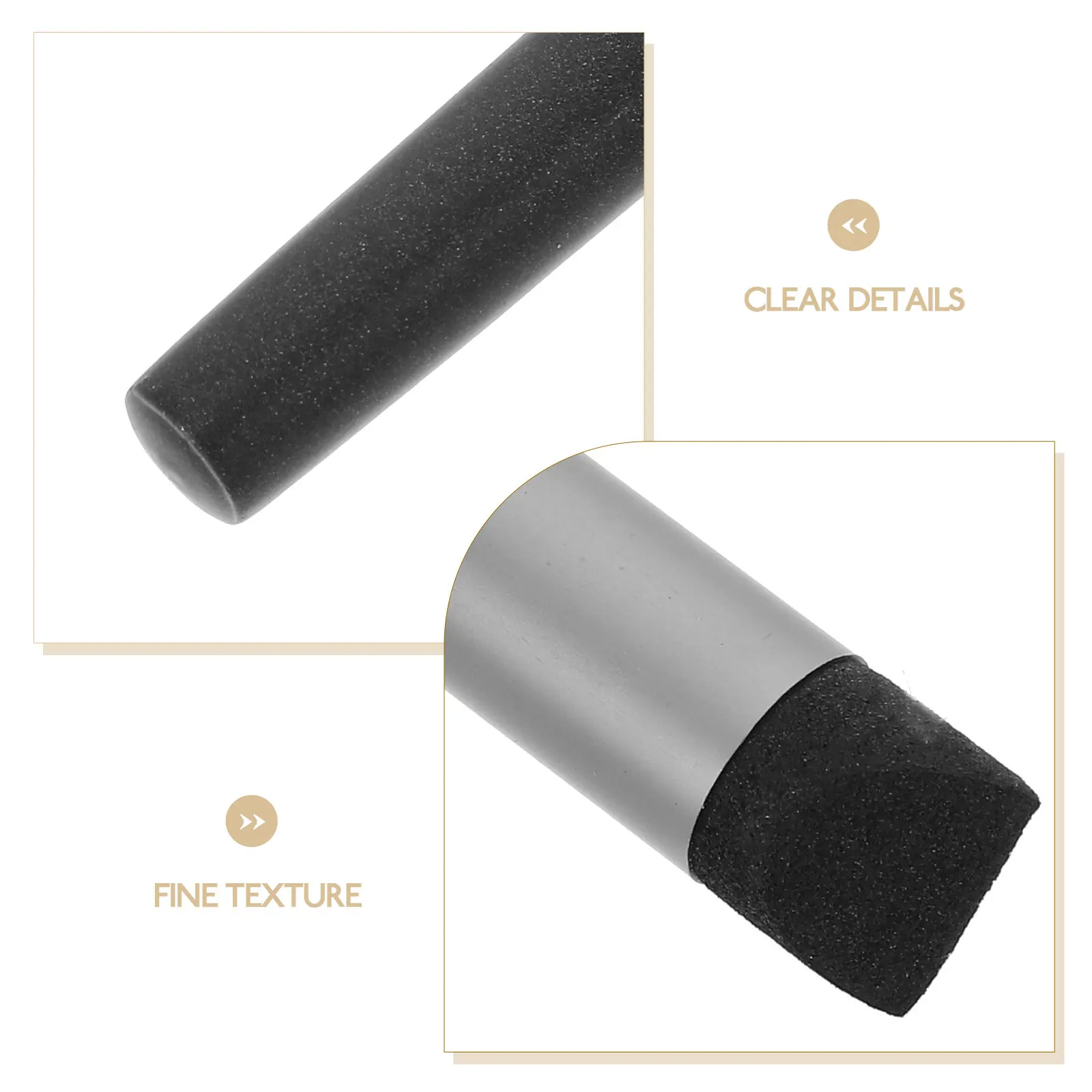 แท่งเกลี่ยสีพาสเทลแบบน้ำมัน 3 ชิ้น หัวฟองน้ำนุ่มสำหรับขอบเรียบ หัวตัดมุมโค้งมน หัวตัดมุมสองด้าน ปากกาเกลี่ยสี สำหรับวาดภาพและร่างภาพ