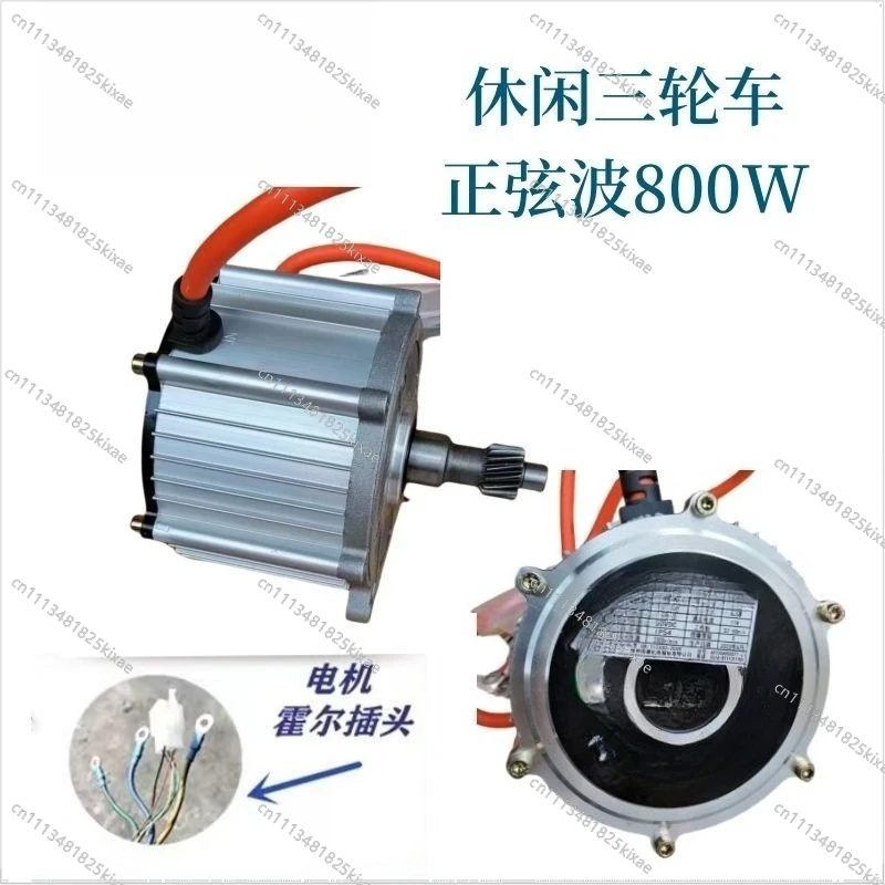 For Electric Tricycle 800 Sine Wave Vector Technology Permanent Magnet DC Brushless Motor Motor