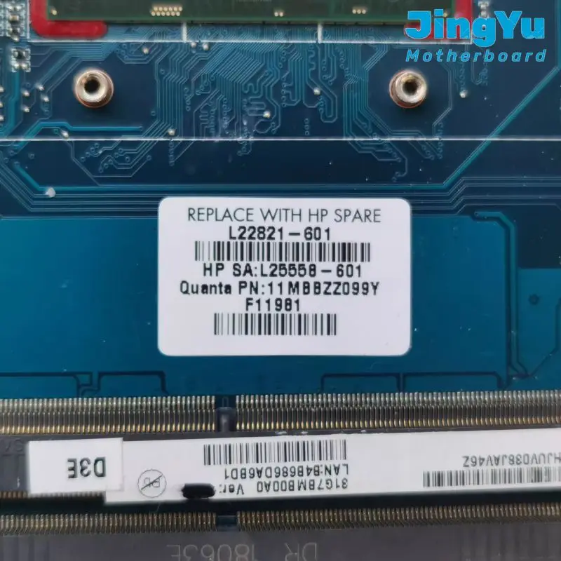 Imagem -04 - Placa-mãe Portátil para hp Pavilion Mainboard Da0g7bmb6d0 I38130u I59250u I7-8550u Cpu Ddr4 Uma 15-cs Da0g7bmb6d0