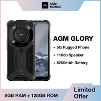 AGM Glory 5G Rugged Phone, 8 + 256G, Android 11, NFC, 6200mAh, Arctic Battery, 6.53 \