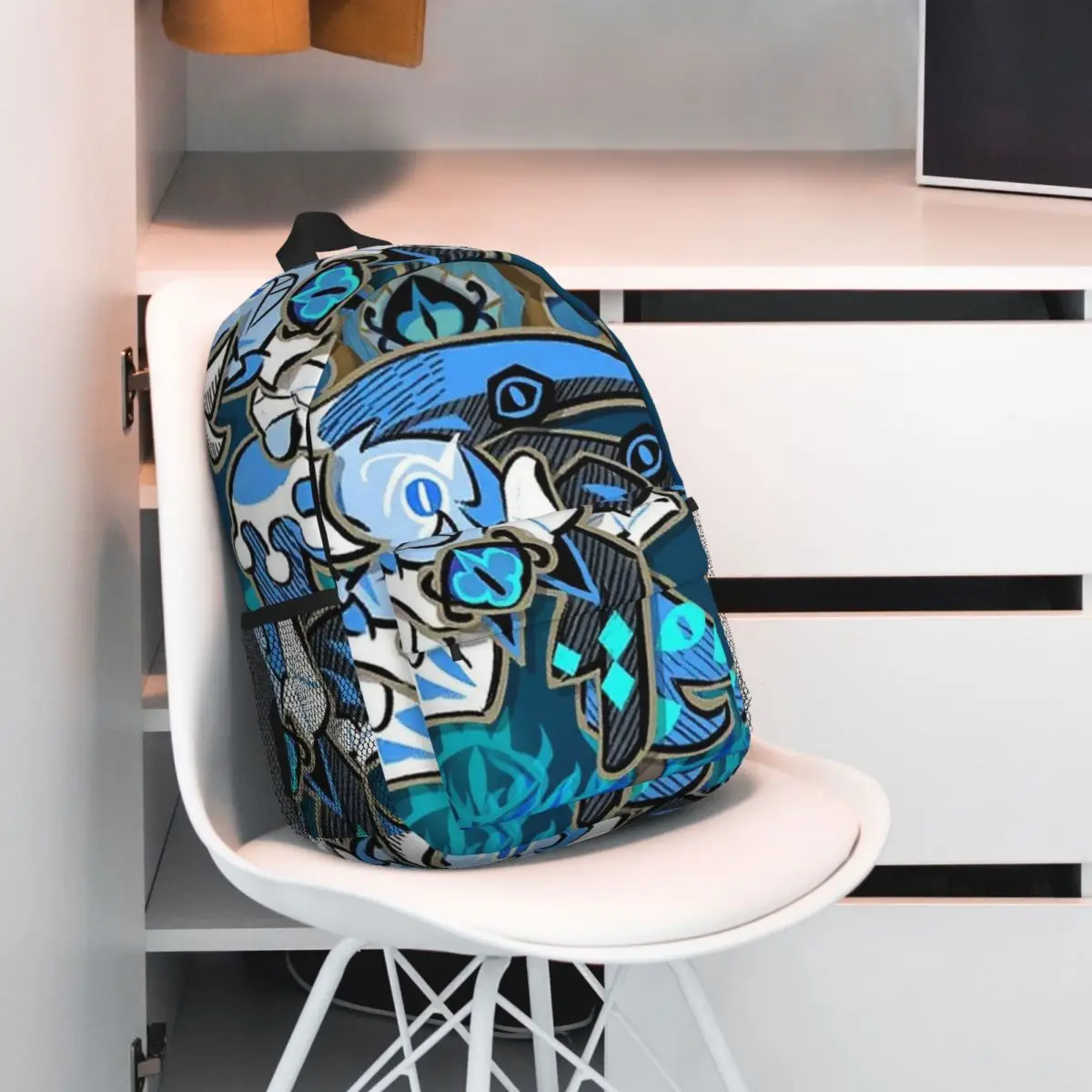 Shadow Milk Cookie Kingdom Game Backpack Student BookBag Children School Bag Laptop Shoulder Bags for Men Women