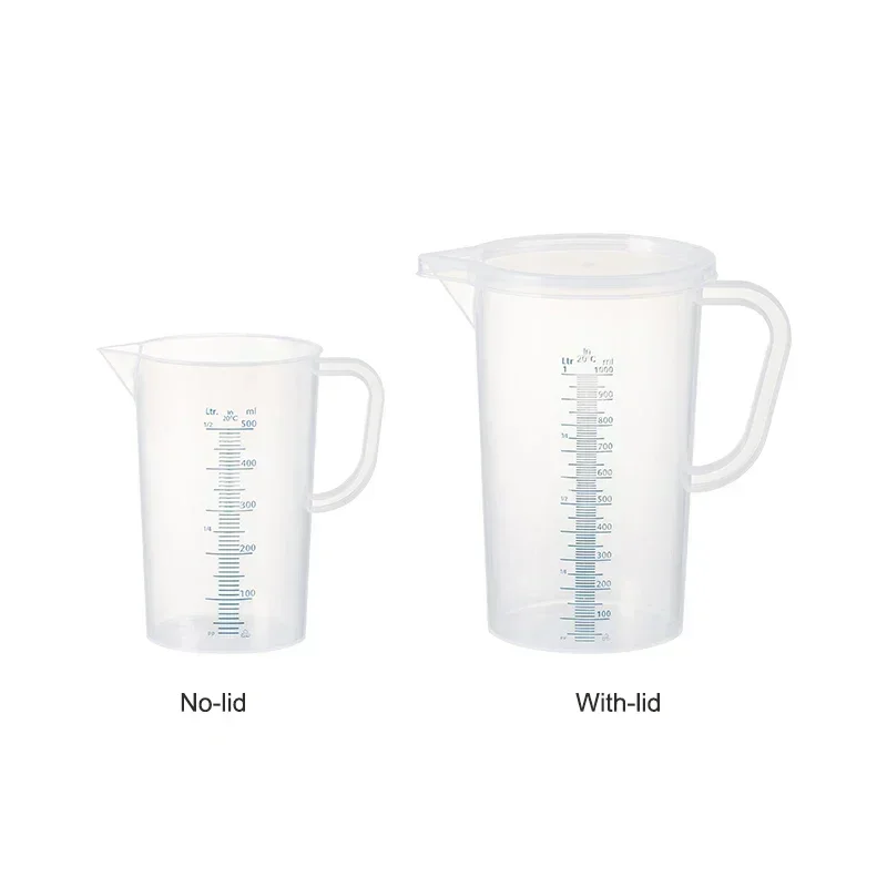 SHIMOYAMA Plastic Graduated Measuring Cup Kitchen Baking Liquid Measure Jug Cup Container Transparent Pour Spout Mixing Cup Tool