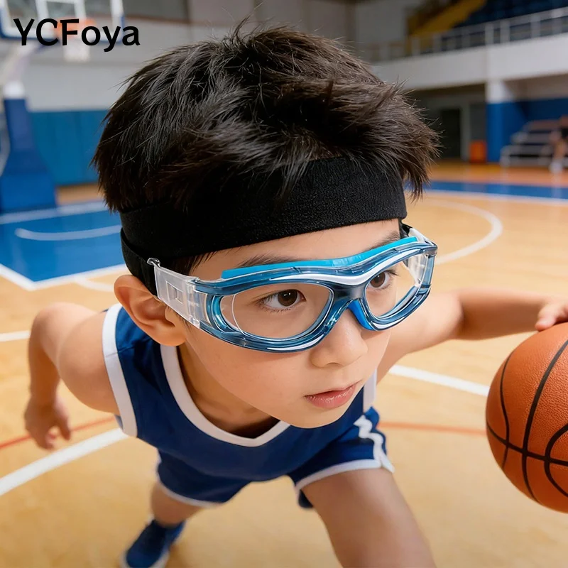 

Boys Girls Outdoor Football Badminton Impact and Collision Prevention Children's Safety Sports Basketball Optical Glasses 1409
