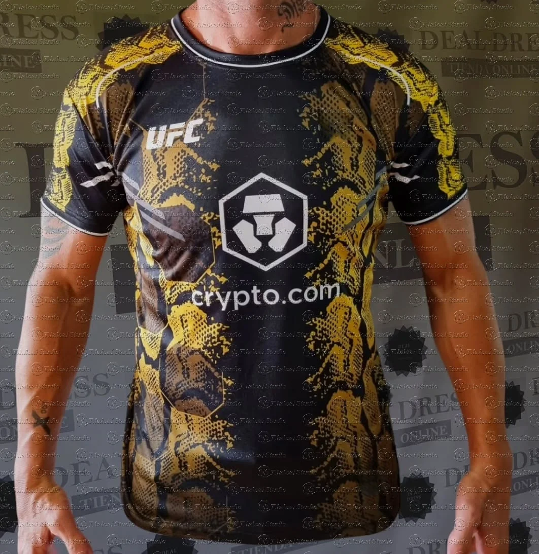 UFC الملاكمة مباراة المحافظ تي شيرت 2025 جديد الصيف التجفيف السريع عادية تنفس المتضخم التجفيف السريع للرجال والنساء #2