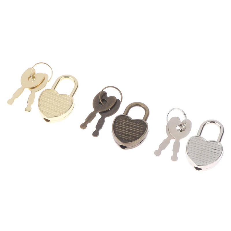 1pcs Mini Padlocks Key Lock With Key Luggage Lock For Zipper Bag