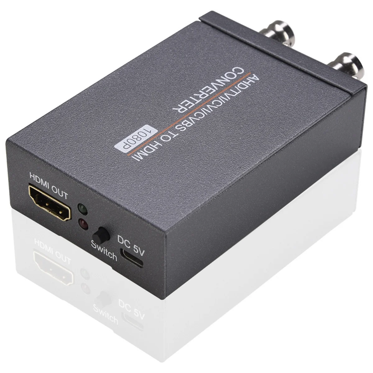 Conversor eficiente compatível com AHD/TVI/CVI/CVBS para HDMI Adaptador de sinal de 3MP/4MP