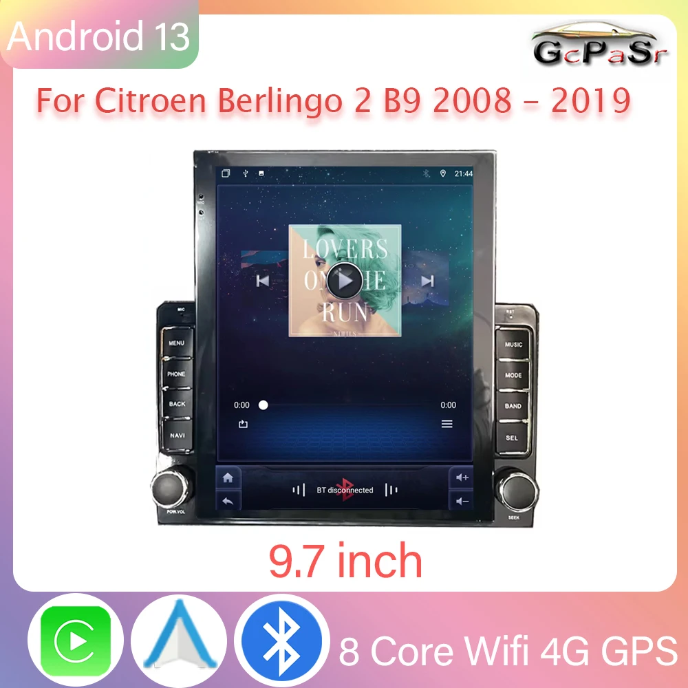 Android Carplay DSP For Citroen Berlingo 2 B9 2008 - 2019 Car Radio Multimedia Video Player Navigation GPS Android No 2din 2 din