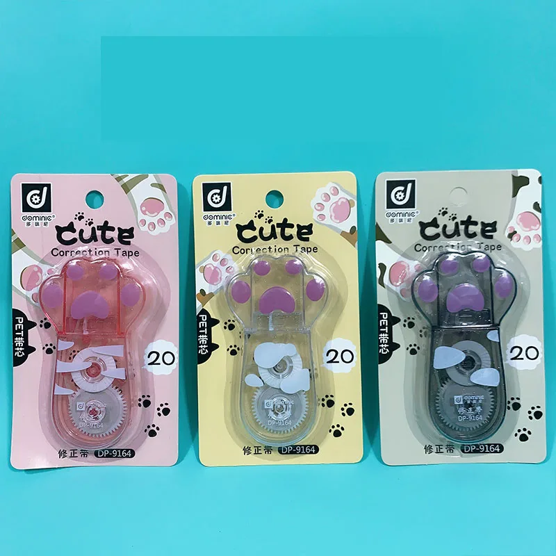 

24 pcs/lot Creative Cat Paw 8M Correction Tape Cute Tapes Promotional Stationery gift School Office Supplies