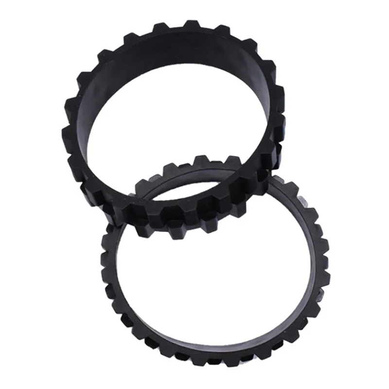 TKOH-2PCS Tire Leather For Xiaomi 1ST 1S For Roborock T4 Vacuum Cleaner Replacement Parts Strong Adhesion Easy Assembly