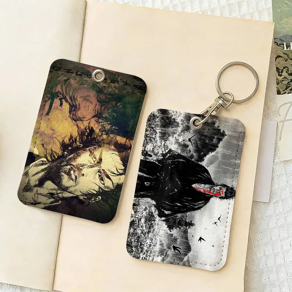 

Брелок-карта V-Vagabond S-Samurai: Мультяшный аниме-аксессуар, модный кулон для сумки, чехол для ID-карты/проездного, милый подарок на день рождения для взрослых