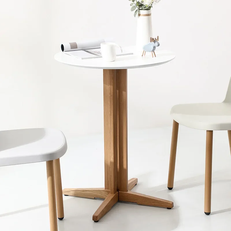 Joylive Table Log Color Dining Table Fashion Reception Desk Front Desk Coffee Shop Milk Tea Shop Meeting Room Negotiation Table