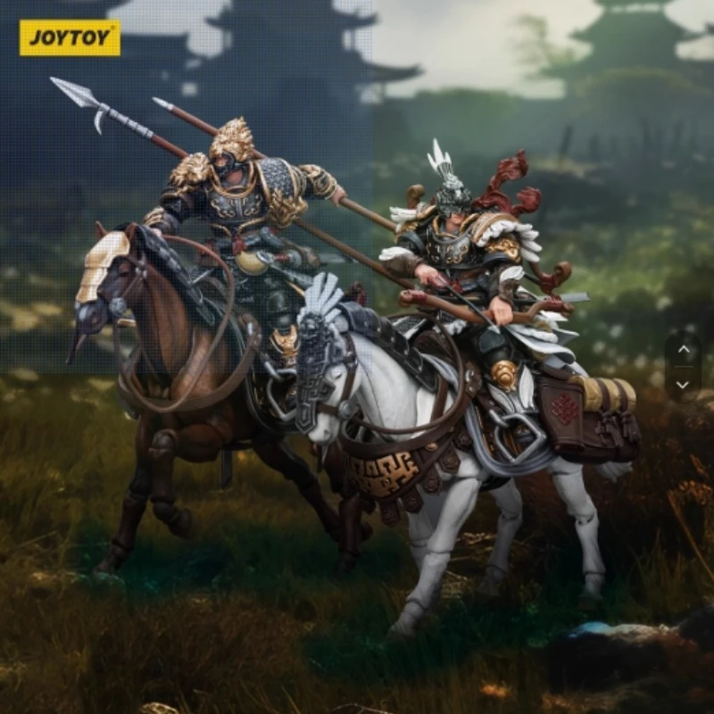 

【 In Stock 】JOYTOY 1/18 Action Figure Dark Source JiangHu Northern Hanland Empire White Feather ArmoredHorse Model Toys Gifts