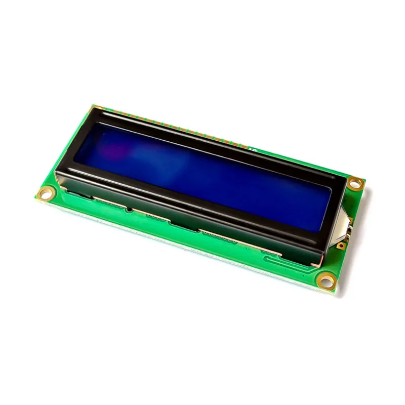 Modulo display LCD 1602 - Schermo LCD retroilluminato blu verde 16x2 caratteri Interfaccia 1602 5 V per Arduino