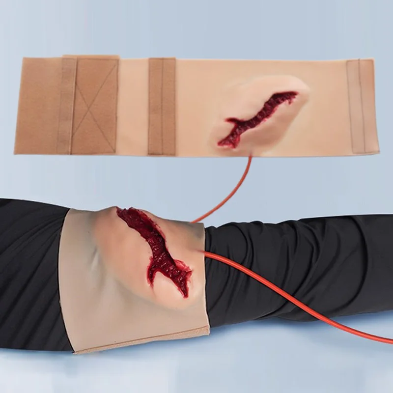 

Wearable Leg Wound Hemostasis Control Model Simulates Wound Practice Model Training Kit Teaching Tool