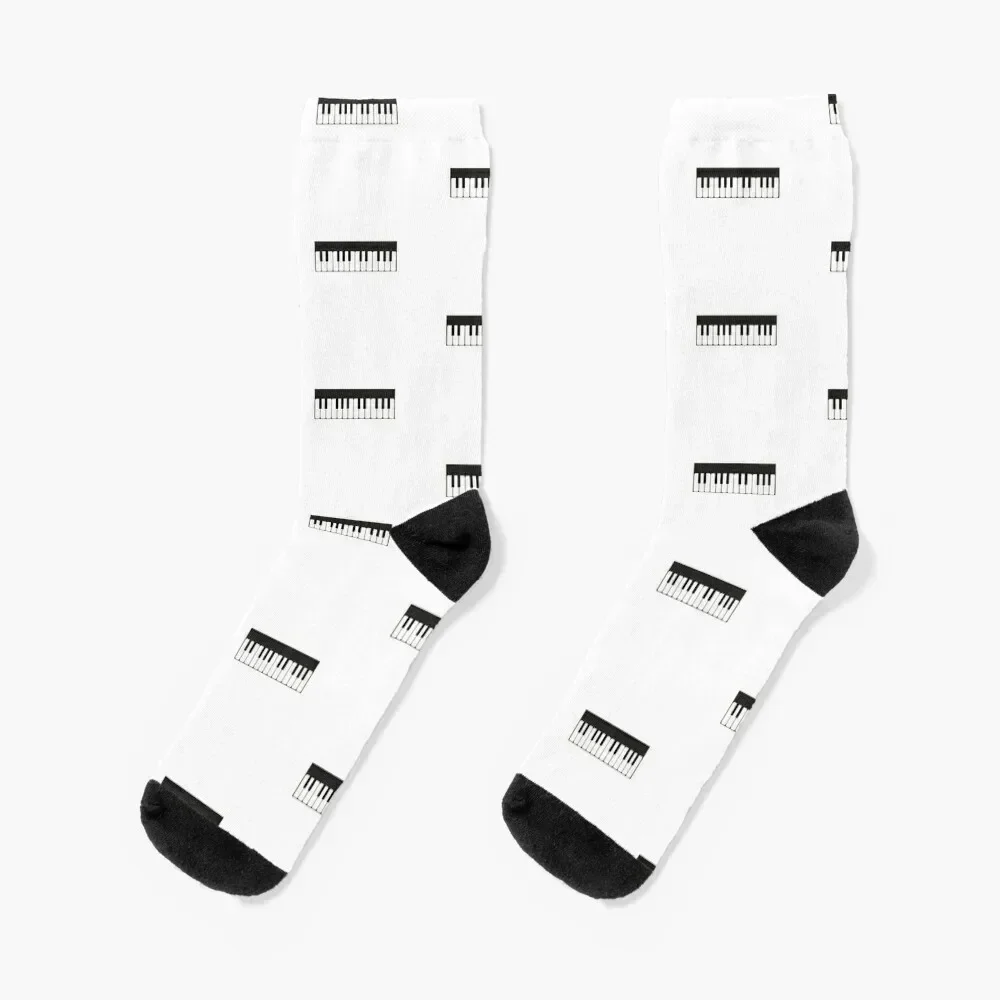 Piano Keyboard Clavier 24 Keys Socks gift christmas gift halloween Socks Men's Women's