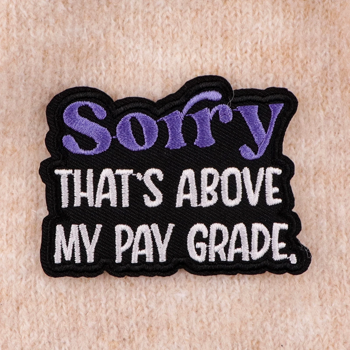 VERY NICE Patches On Clothes ADHD Embroidered Patches Funny Quotes Sew Badges Iron On Patch DIY Clothing Accessories