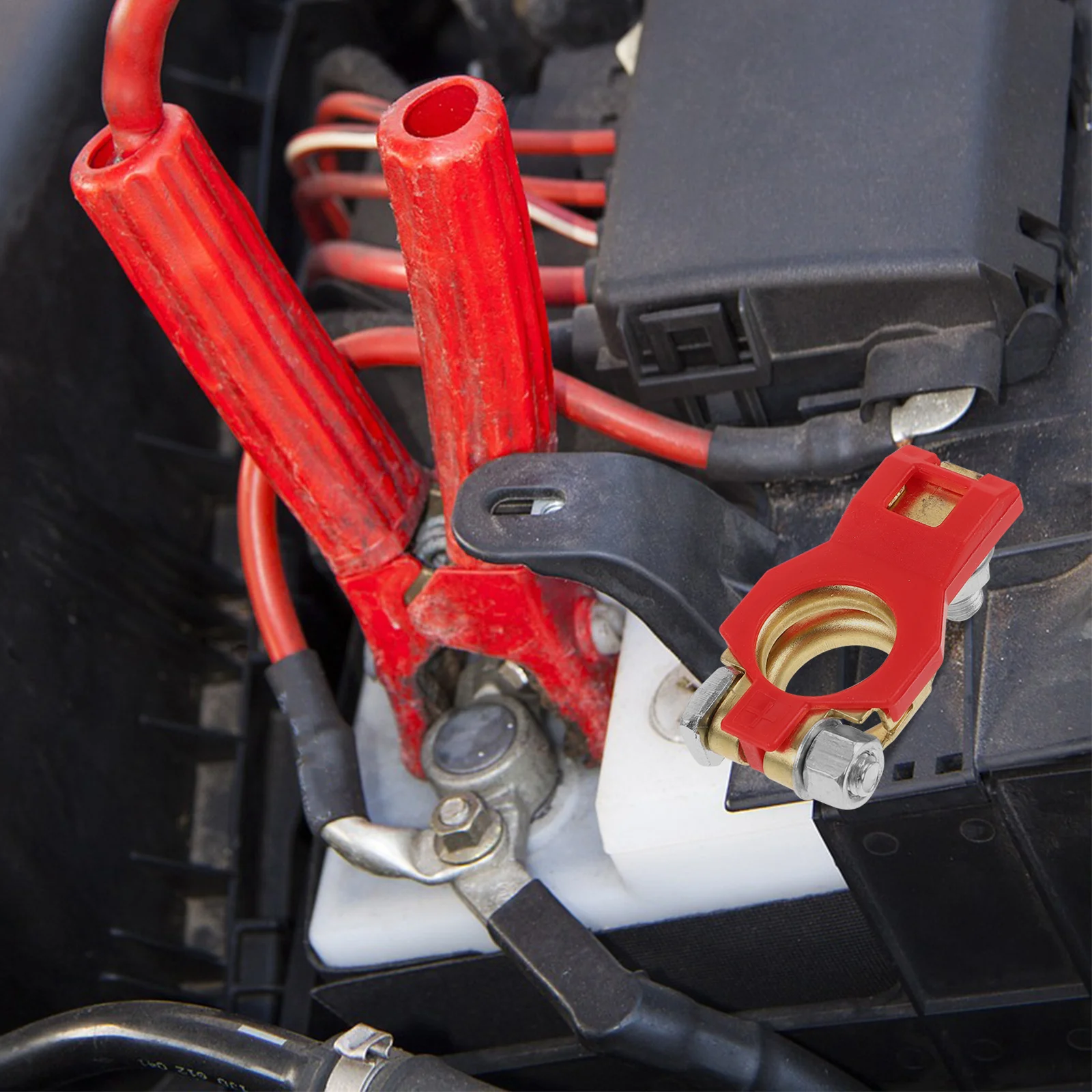 Braçadeira terminal de carro conector liga resistente clipe automático resistente à corrosão para cabo de terminais de caminhão