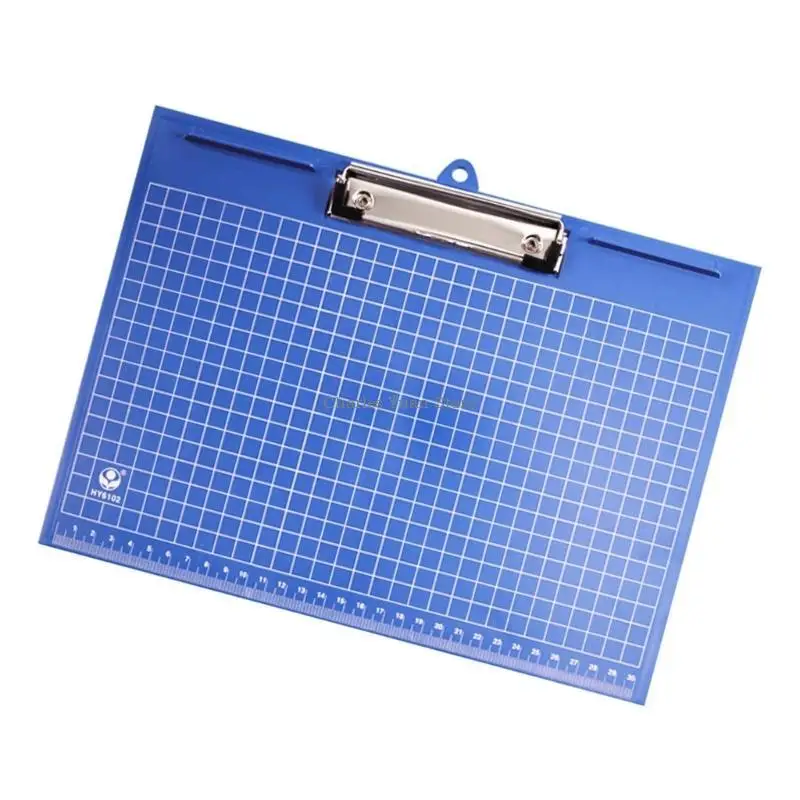 

12.6x9Inch Clipboard, Plastic Lap Board Landscape Clipboard for Writing Drawing