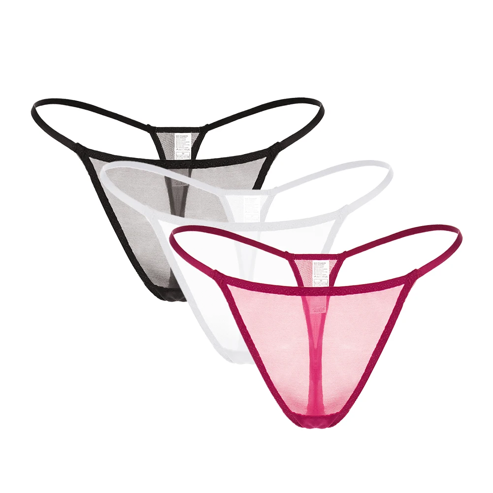 Varsbaby Ladies Summer Fashion Lightweight Comfortable Simple Sexy Ultra-thin Thong  S-XXL panties