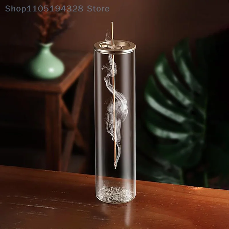 [FN] مبخرة زجاجية حديثة مضادة للرماد حامل بخور طائر لوحة البخور الرماد الماسك للديكور المنزلي اليوغا التأمل