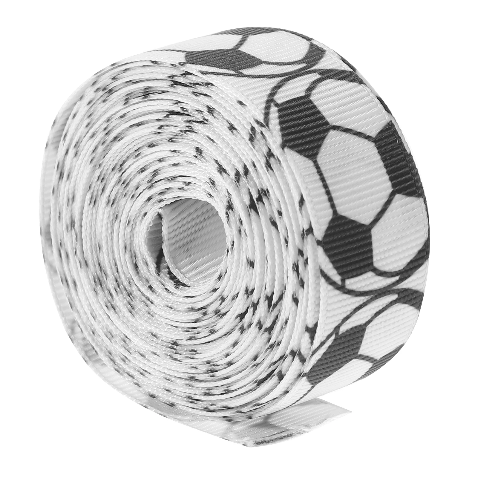 

Glitter Wrapping Ribbon Football Decorative Ribbons for Crafts Lattice Fabric Decoration