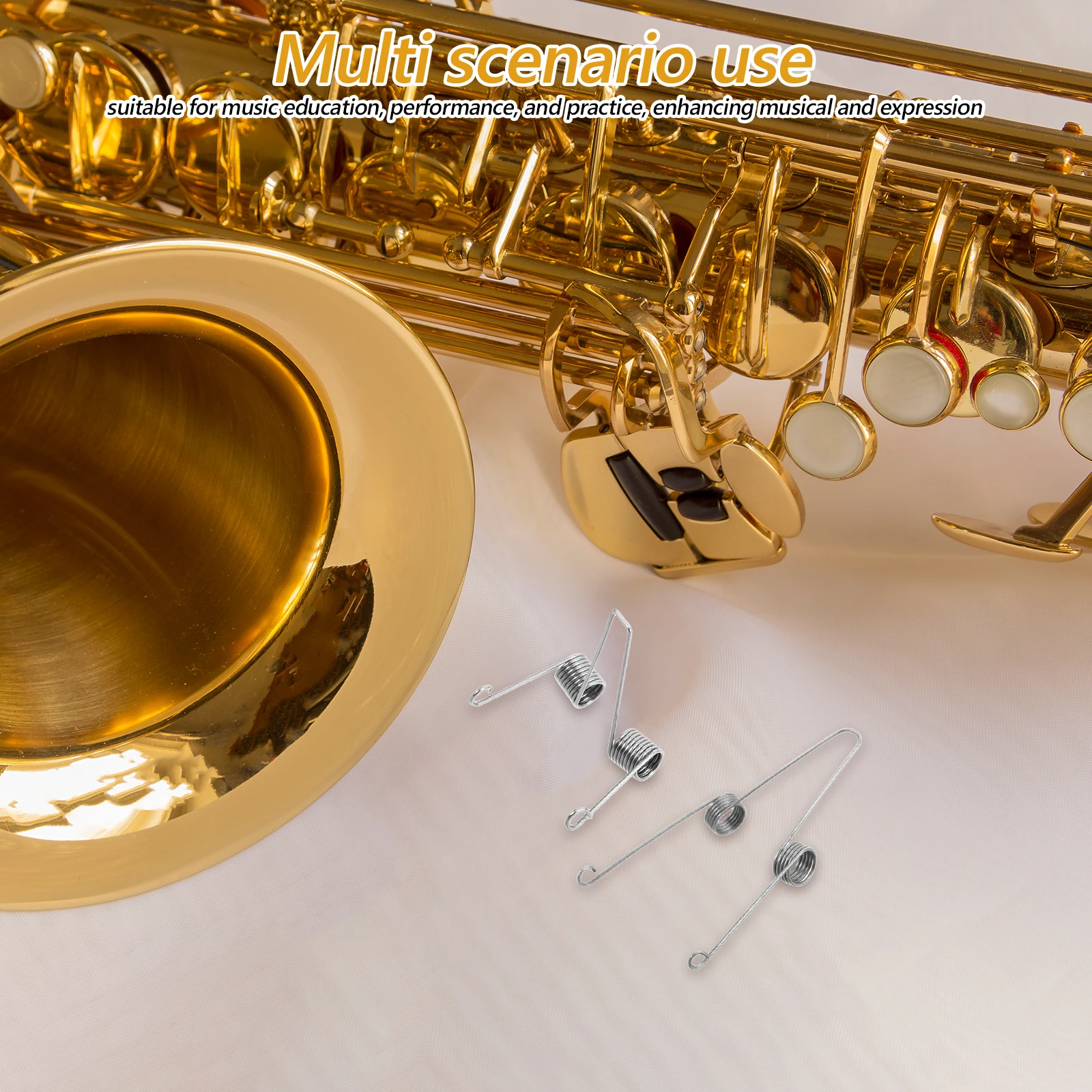 

6 Pcs Spring Tuba Spit Valve Instrument Water Key Trumpet Springs Trombone Repair Parts Brass