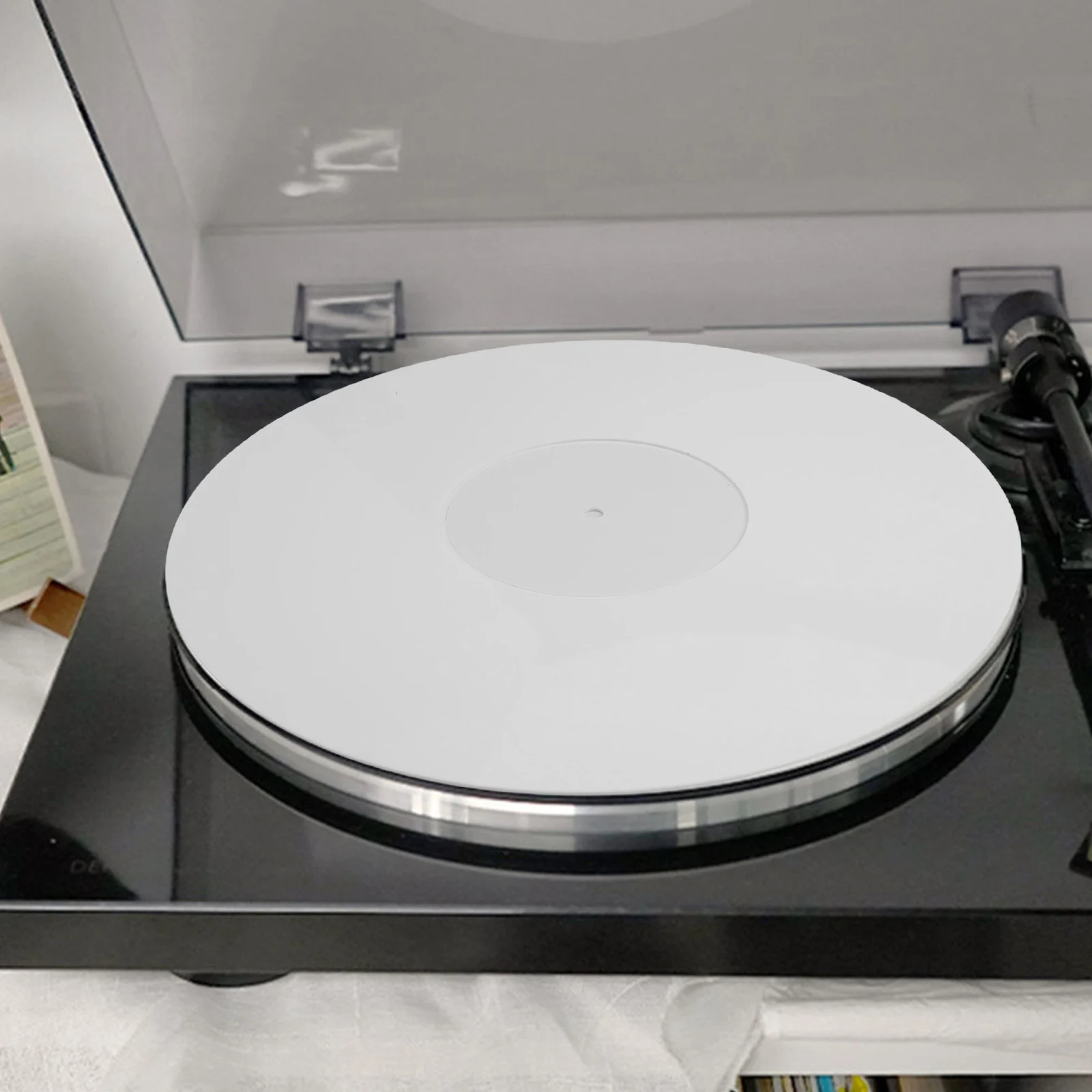 Practical Anti-static LP Mat Reduce Splashy Sound Acrylic Clearer Listening Middle Label Sag Njoyable Listening