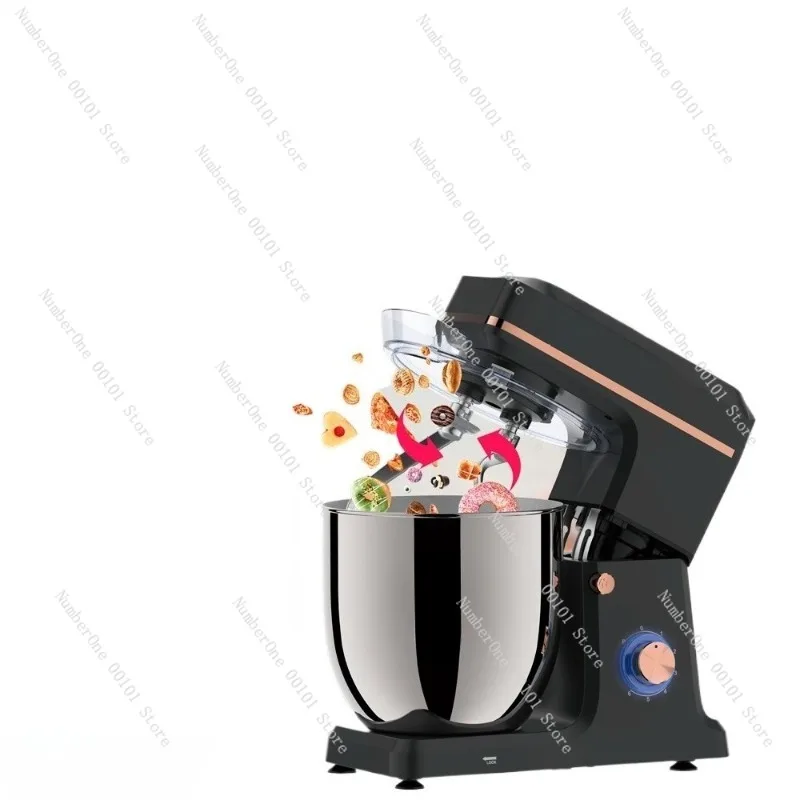 12L Large Capacity Stand Mixer Heavy Duty Dough Mixer Egg Beater Electric Kitchen Machine Stainless Steel Bowl Multifunction