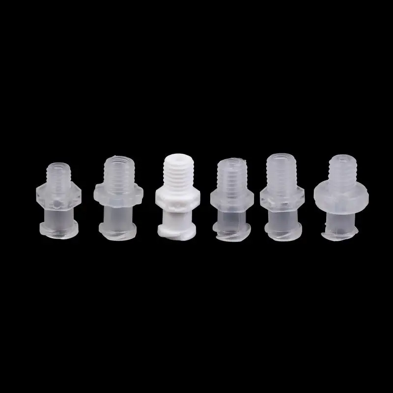 

PP Plastic Luer Lock Adapter – Converts 1/4-28UNF, M5, M6 Threads for Dispensing, Air Valves & Syringe Barrel Connections