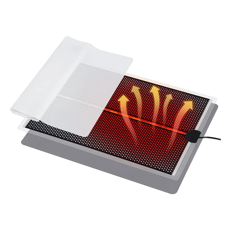 

FAAJ-Нагревательный коврик для смолы, коврик для отверждения смолы, машина для быстрой отверждения смолы с регулировкой температуры и силиконовым ковриком, простой в использовании EU Pl