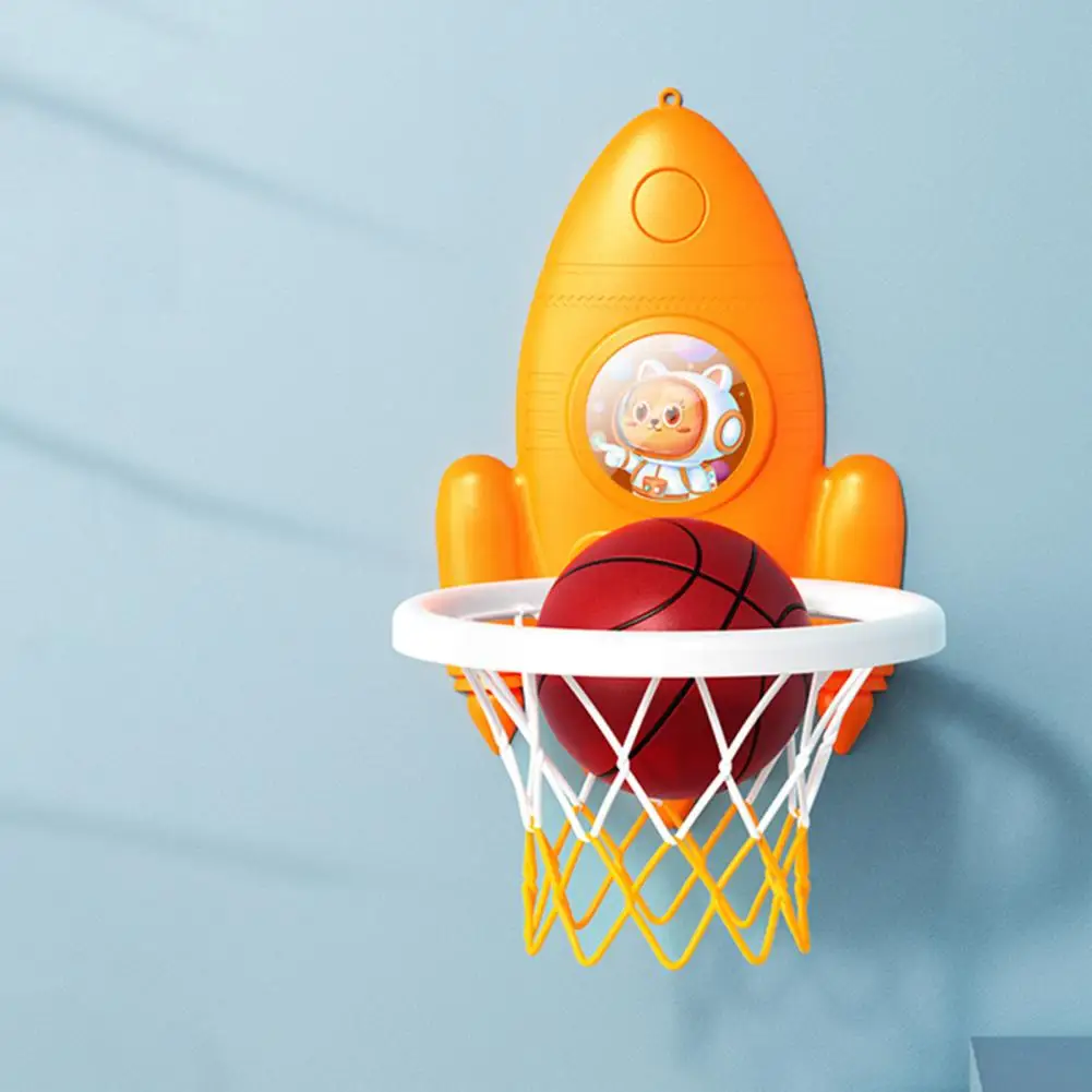 

Mini Basketball Hoop with Mini Ball Pump Net Foldable Kid Basketball Toys Basketball Training Toy Indoor Sports Game