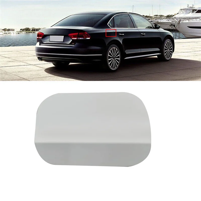 Car Fuel Filler Caps Decorative Shell 561809857 for VW Passat 2011-2018 Lid Gas Tank Door Trim Cover 561-809-857-EGRU,B