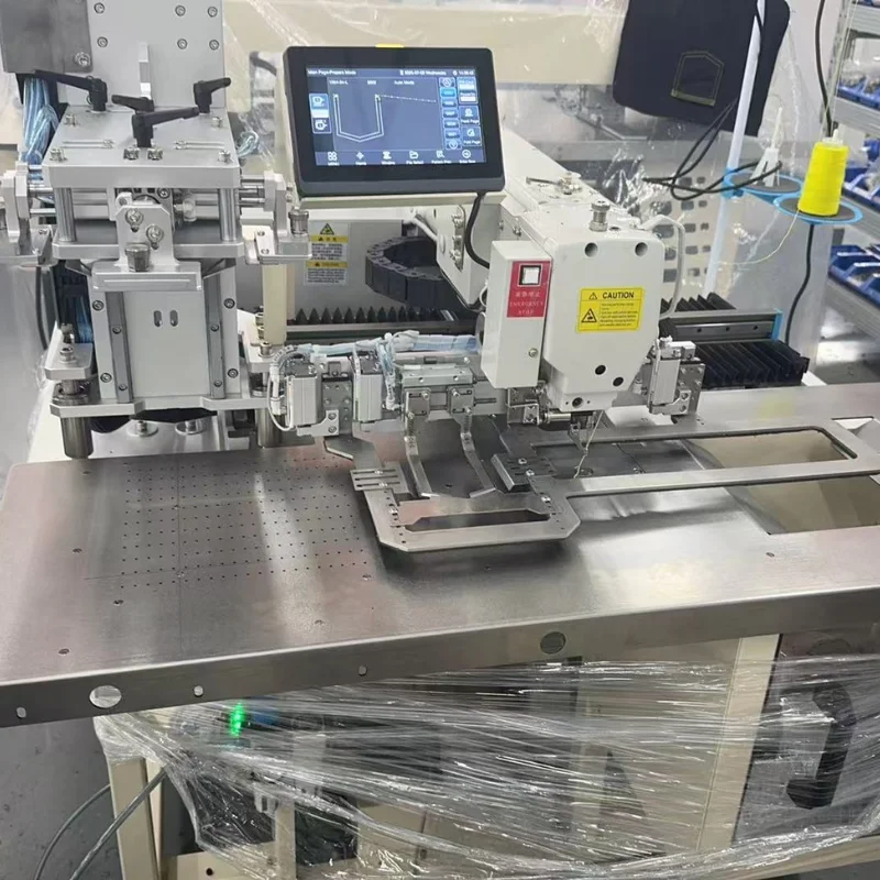 ATV&UTVAutomatic Programmable Single Needle Coin Pocket and Watch Pocket Setting Machine for Jeans and Garment Factories