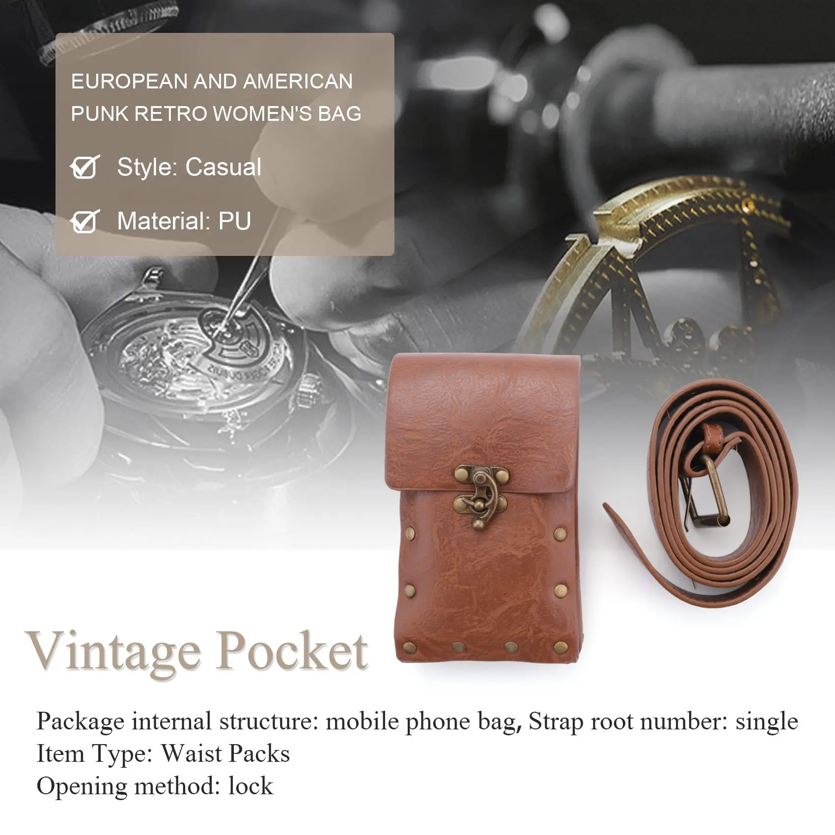 ABQR Средневековый Ренессанс Взрослый Мужской Рыцарь Кожаный Винтаж Карманный Ремень Одежда Сумка Коричневый