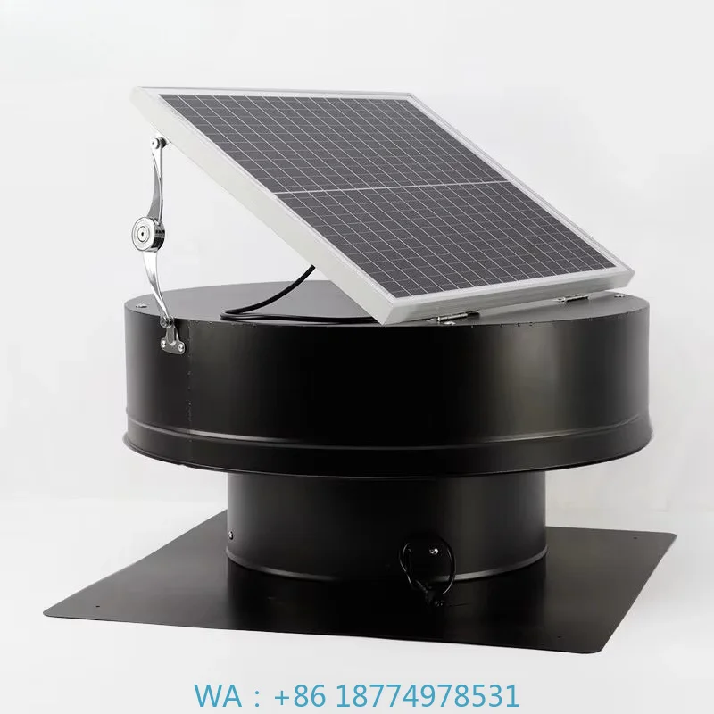Heat Dissipation Cooling Solar Roof Exhaust Fan With Convenient Installation for Commercial Ventilation Production