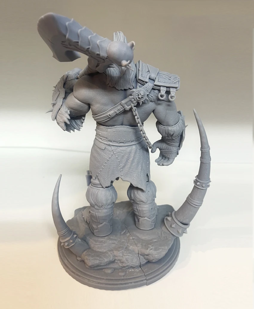 1/24 75mm 1/18 100mm Resin Model Kits Orcs Warrior Boss Unpainted Sculpture Figurine No Color RW-643
