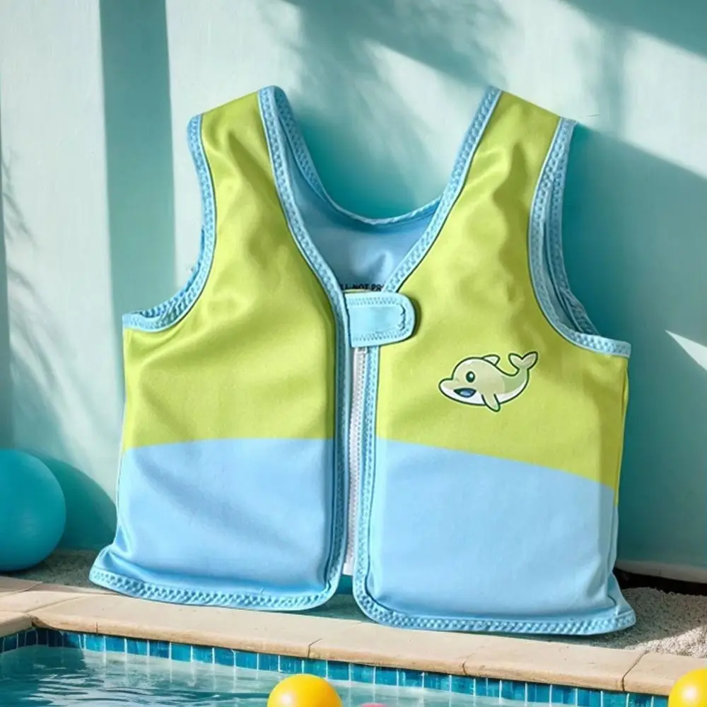 Nicht abfallende Kinder-Schwimmweste, verstellbare, stabile Baby-Schwimmweste, Cartoon Anti-Rollover, aufblasungsfreie Schwimmweste – Detail 10