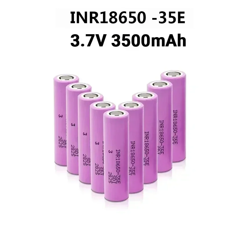 2024 New Voor For Samsung 18650 3500Mah 20A Ontlading INR18650 35E 1-100PCS 3.7V Chargeable Li-Ion Oplaadbare Battery