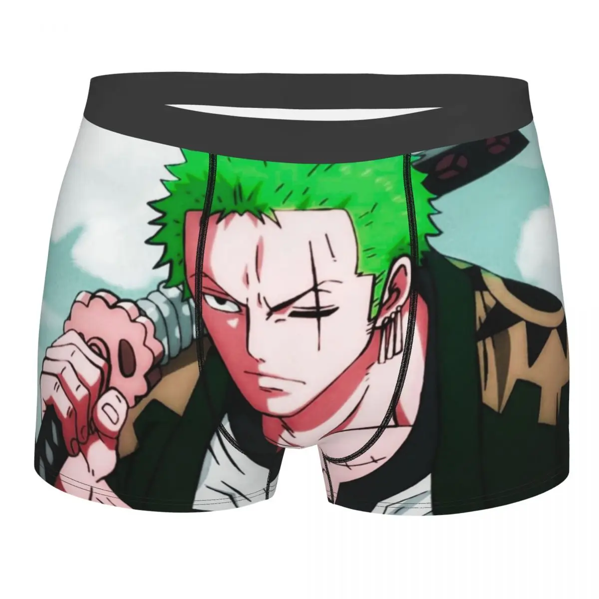 

Luffy Zoro Tony Chopper Anime Boxers Humorous Underwear Boxer Briefs Gag Gift For Men