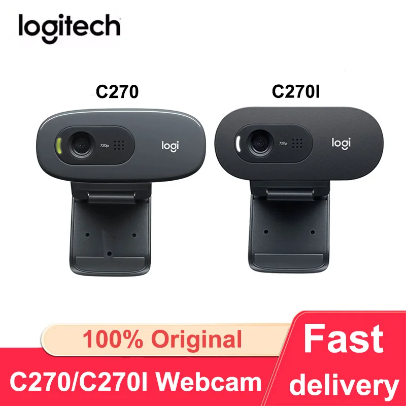 Logitech Original C270i C270 IPTV HD веб-камера встроенный микрофон USB2.0 мини-компьютерная камера для ПК ноутбука видеозвонки